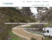 Tablet Screenshot of campingcars.nl